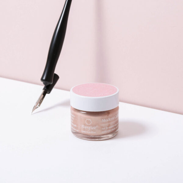 Moderne Kalligrafiblekk Rosegull