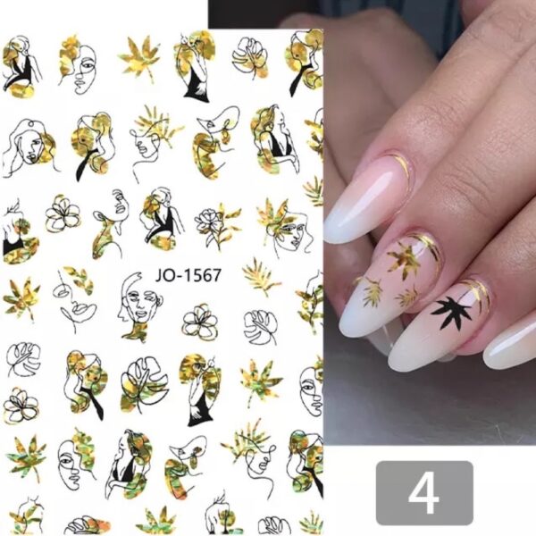 Neglestickers Fineline dekor