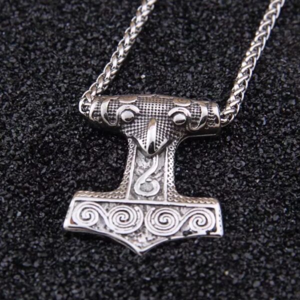 Halskjede Thors Hammer ravn