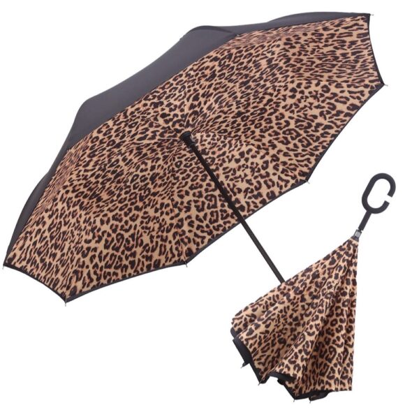 Paraply Leopardmønster