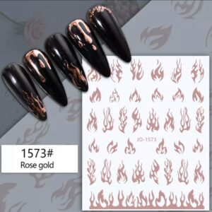 Neglestickers flammer