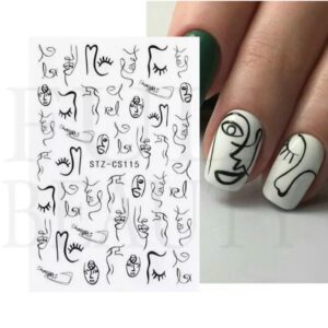 Neglestickers One-line tegninger