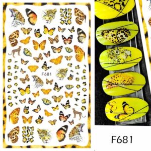 Neglestickers Sommerfugler