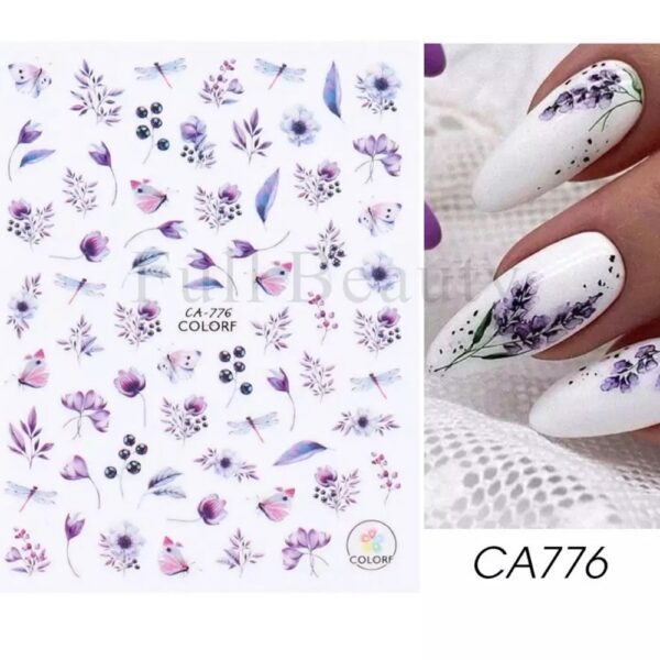 Neglestickers Dus Lilla