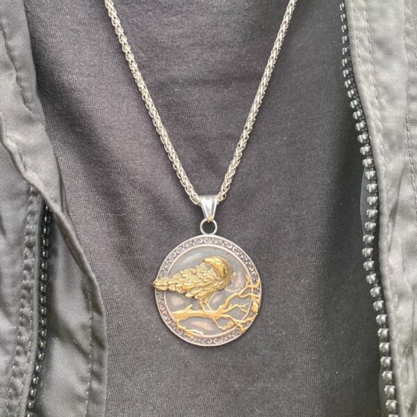 Vikingamulett med ravn - Image 4