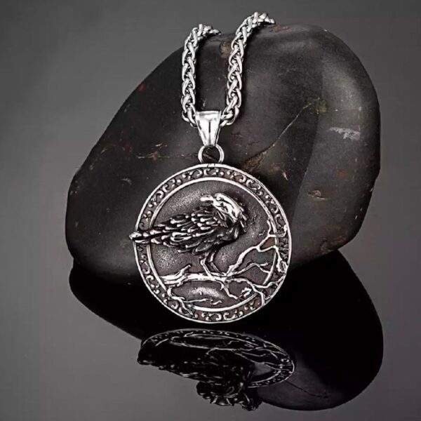 Vikingamulett med ravn - Image 5