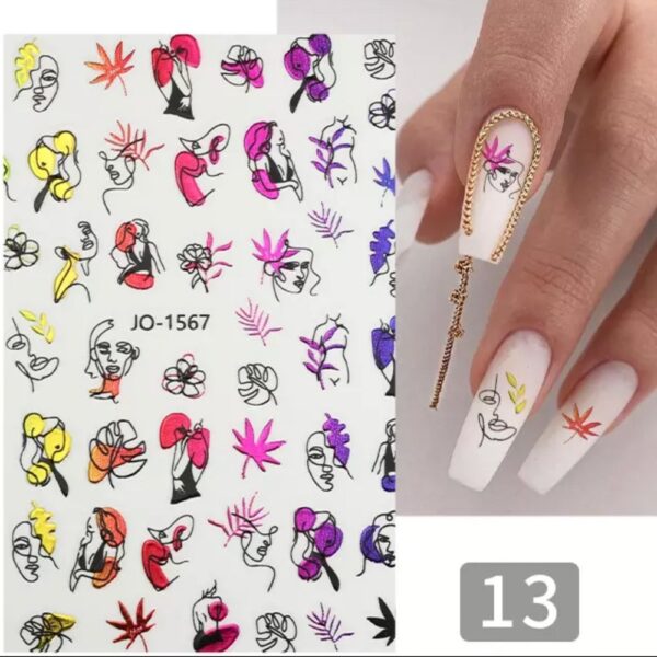 Neglestickers Fineline dekor - Image 3