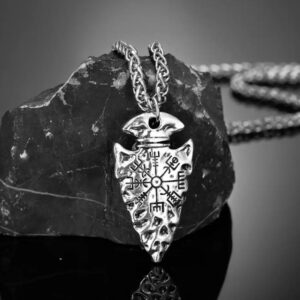 Vikingsmykke pilspiss med Vegvisir
