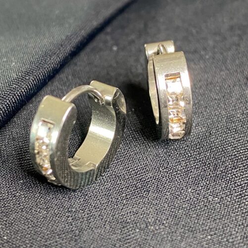 Øreringringer med bling