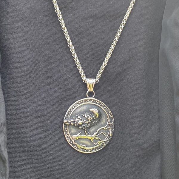 Vikingamulett med ravn - Image 2