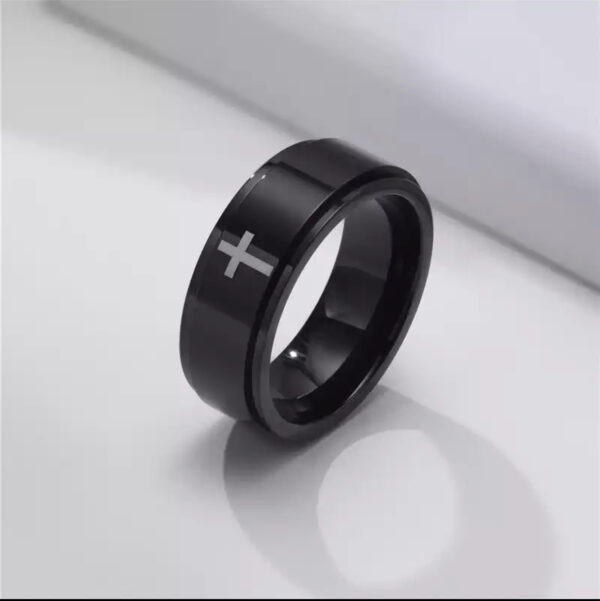 Spinnerring med kors - Image 3