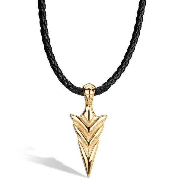 Lærhalsbånd Arrow - Image 2