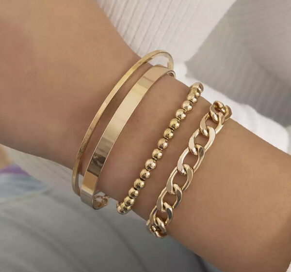 Kombo 2 armbånd og 2 armringer - Image 2