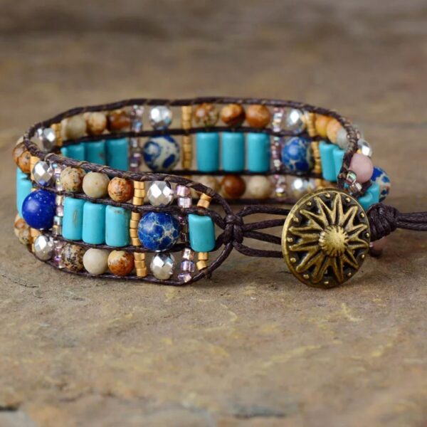 Armbånd Sandy Ocean Jasper - Image 2