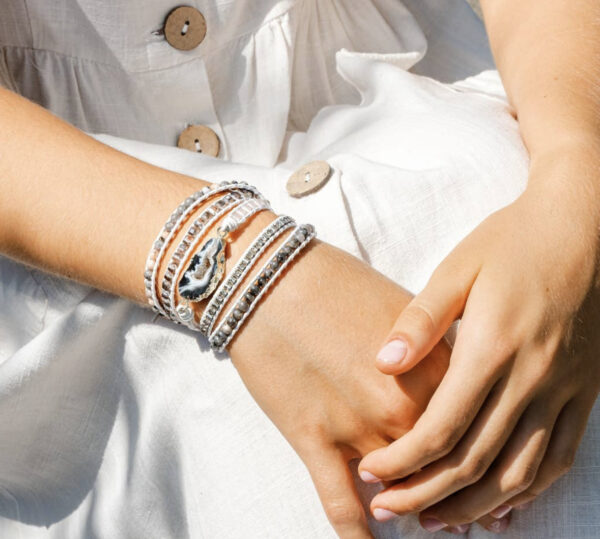 Armbånd - Blizzard White Labradorite - Image 3
