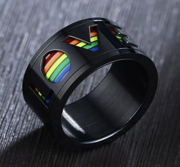Pride Spinner Ring - Love - Image 3