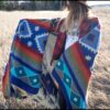 Alpakkapledd - Andisk Blue Breeze