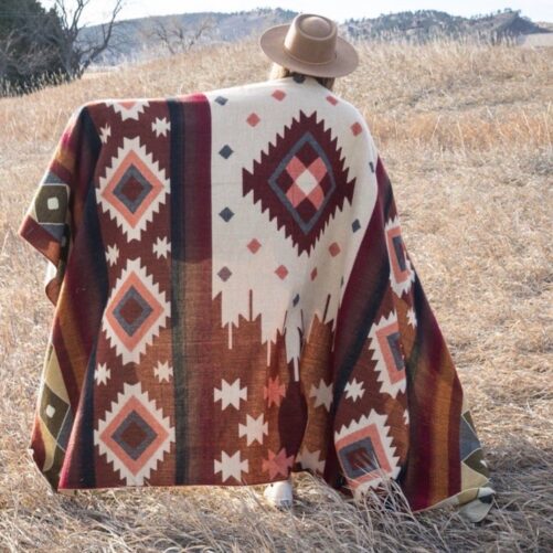 Alpakkapledd - Andisk Western Rust - Image 2