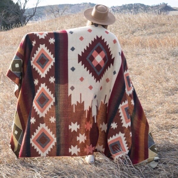 Alpakkapledd - Andisk Western Rust - Image 2