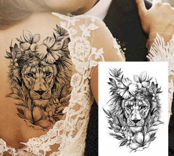 Tatovering Blomsterløve