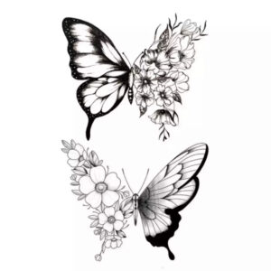 Tatovering sommerfugler