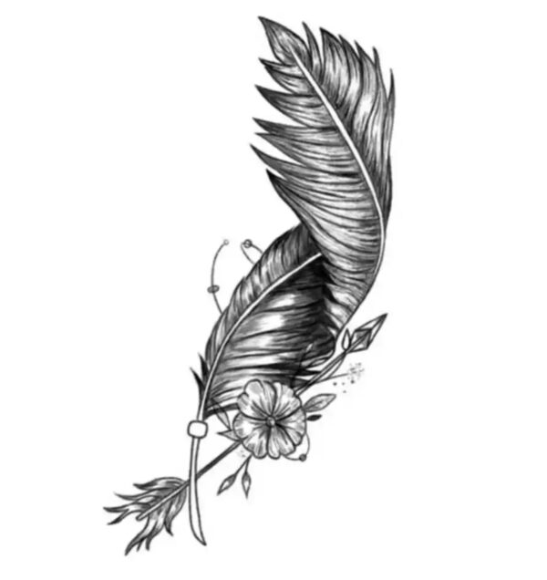Tatovering Svart fjær