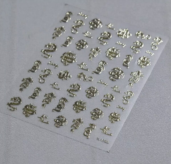 Neglestickers Gylden Drage