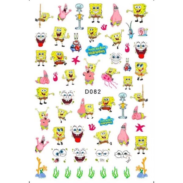 Neglestickers Svampebob