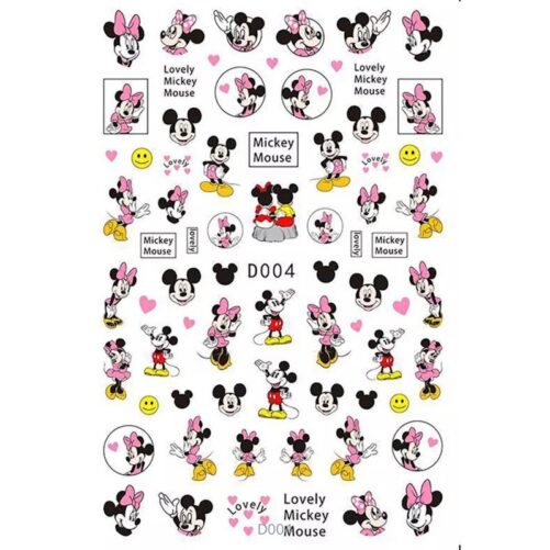 Neglestickers Minnie Mus