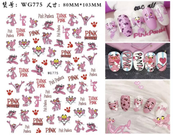 Neglestickers Pink Panter