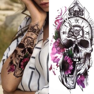 Tatovering PurpurSkalle