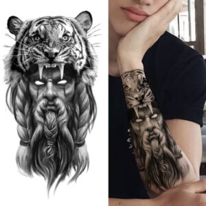 Tatovering TigerLueMannen