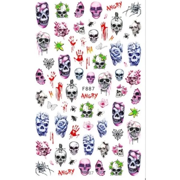 Neglestickers Sinnaskaller
