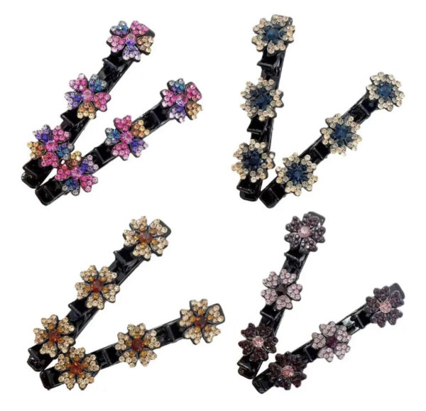 Hårklemme blingblomster - Image 5