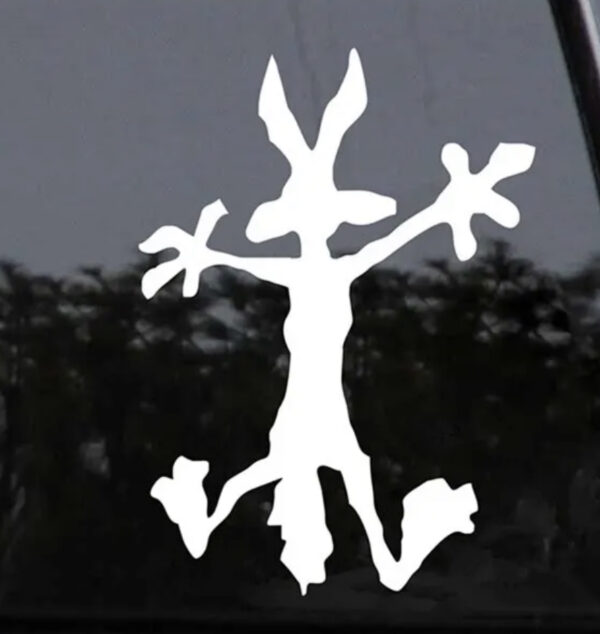 Per Ulv Bilsticker Hvit