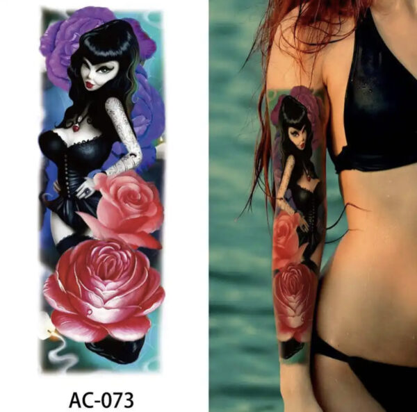 Tatovering Rosedame