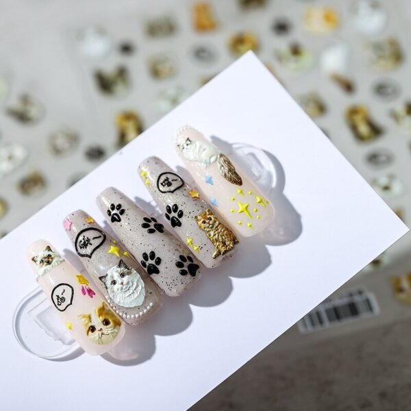 Neglestickers Pusekatter - Image 3