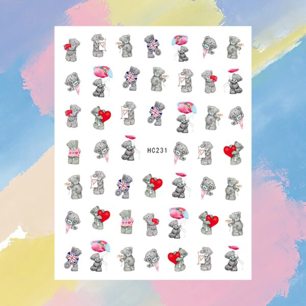 Neglestickers Kosebjørn