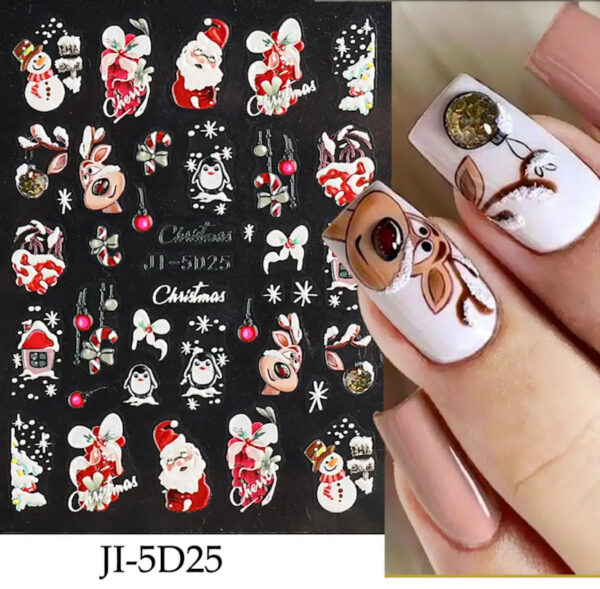 Neglestickers Xmas