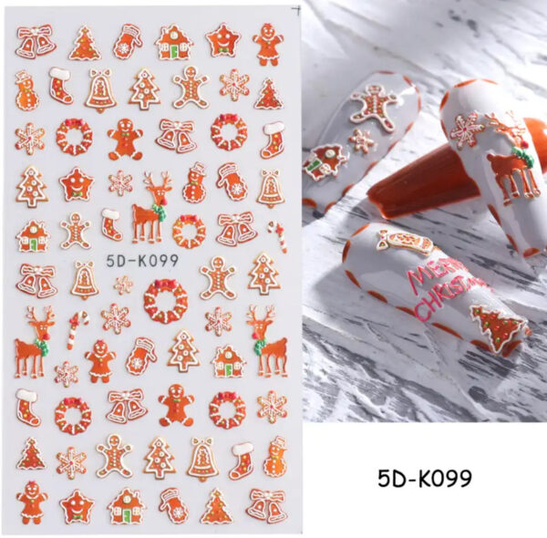 Neglestickers Pepperkaker