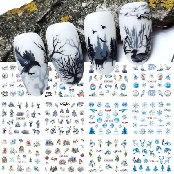 Neglestickers Vinterinspirasjon