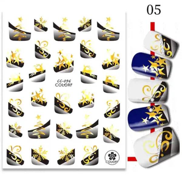 Neglestickers Juletipper