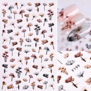 Neglestickers Duse Blomster