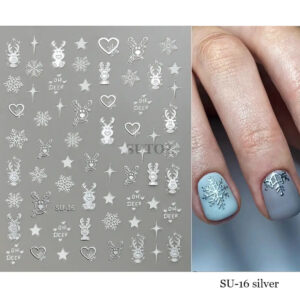 Neglestickers Søte Rudolf