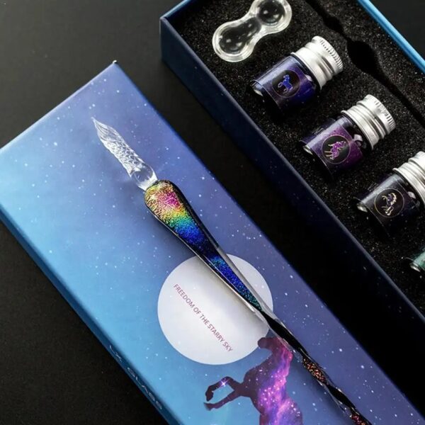 Dyppepenn Unicorn glass