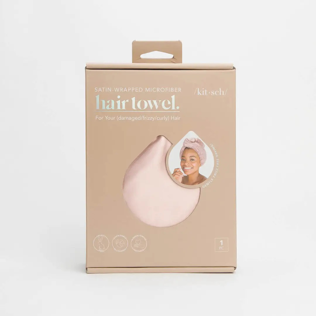 Kitsch Blush Hårhåndkle - Image 3