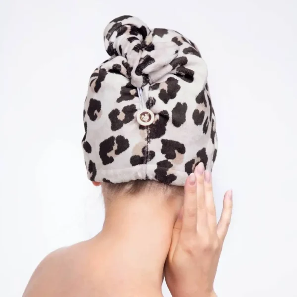 Kitsch Leopard Hårhåndkle - Image 2