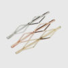 Diamant Hårklemmer 3 pk