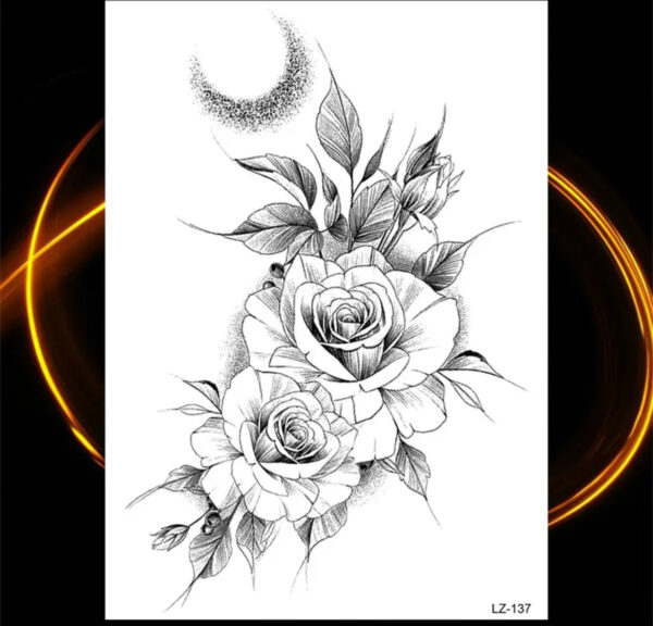 Tatovering Månerose
