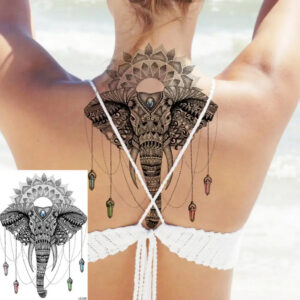 Tatovering Mandalaelefant